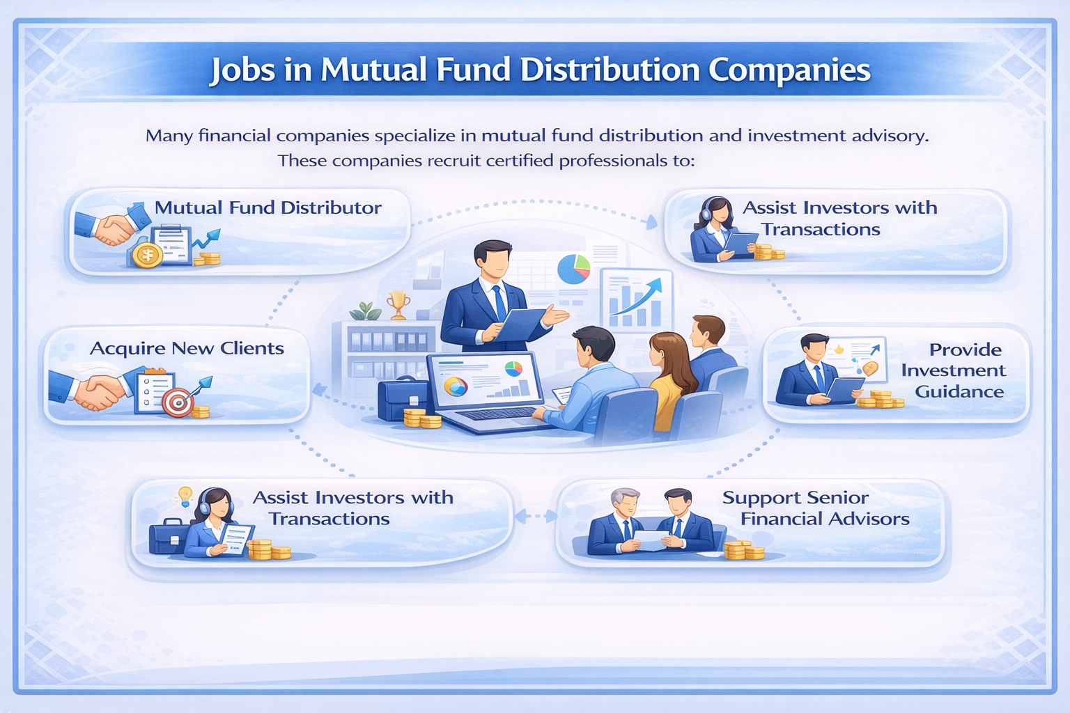 Jobs in Mutual Fund Distribution Companies Infographic